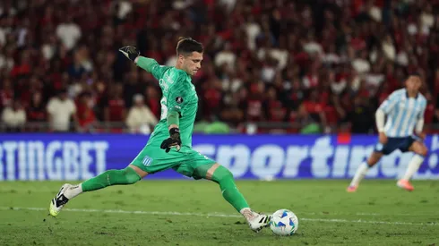 Cambeses durante partida contra o Flamengo pela Libertadores. Foto: Wagner Meier/Getty Images