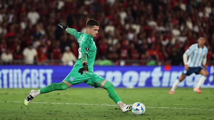 Cambeses durante partida contra o Flamengo pela Libertadores. Foto: Wagner Meier/Getty Images