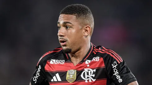 Samu Lino, atacante do Flamengo