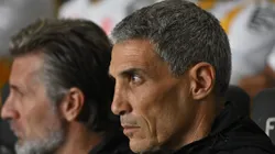 Vojvoda durante partida na Vila Belmiro.