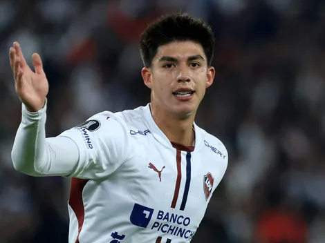 Villamil, da LDU, celebra vitória em cima do Palmeiras