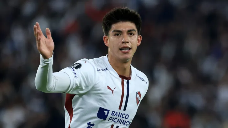 Villamil, autor de 2 gols em LDU x Palmeiras - Foto: Franklin Jacome/Getty Images