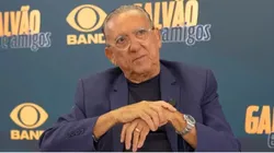 Galvão durante programa na TV Bandeirantes