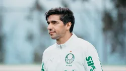 Abel Ferreira durante treino realizado em Quito.