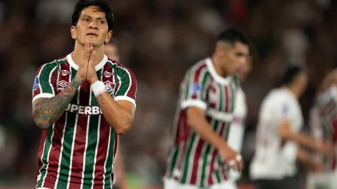 RJ - RIO DE JANEIRO - 23/09/2025 - COPA SUL-AMERICANA 2025, FLUMINENSE X LANUS - German Cano jogador do Fluminense lamenta durante partida contra o Lanus no estadio Maracana pelo campeonato Copa Sul-americana 2025. Foto: Jorge Rodrigues/AGIF
