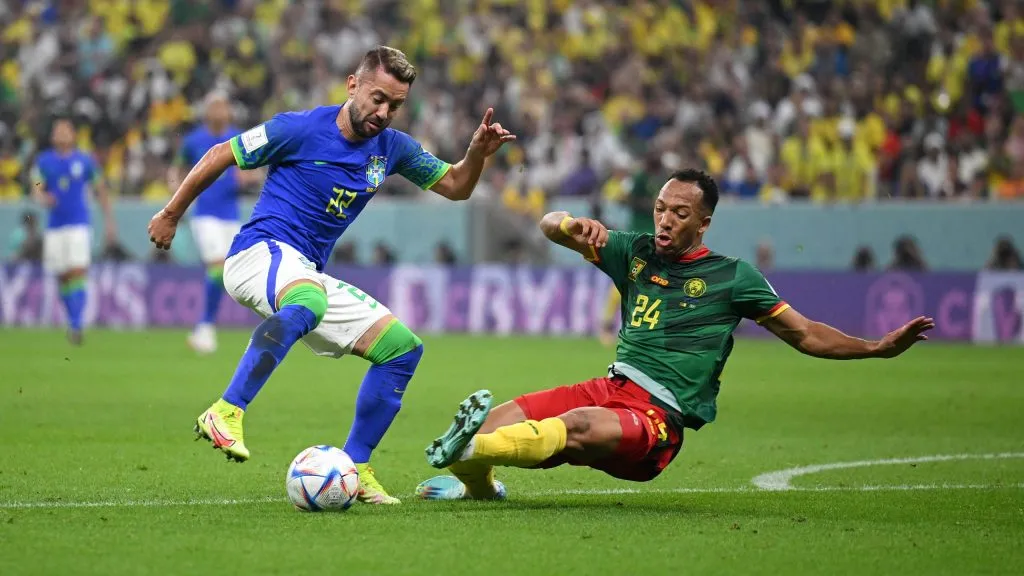 Everton Ribeiro na Copa do Mundo de 2022. (Photo by Matthias Hangst/Getty Images)