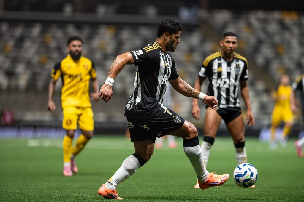 Hulk durante partida pelo Atlético-MG. Foto: Alessandra Torres/AGIF