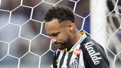 Neymar durante o jogo contra o Cruzeiro