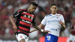 Fortaleza x Flamengo se enfrentam pelo Campeonato Brasileiro A 2025. Foto: Thiago Ribeiro/AGIF