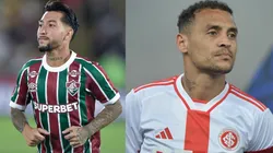 Lucho Acosta e Alan Patrick são os destaques de Fluminense e Inter - Fotos: Thiago Ribeiro/AGIF