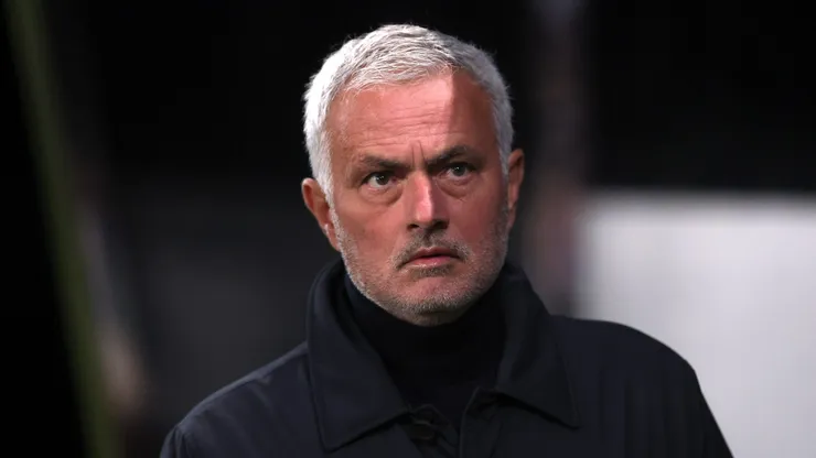 José Mourinho em jogo da UEFA Champions League. Photo by Carl Recine/Getty Images
