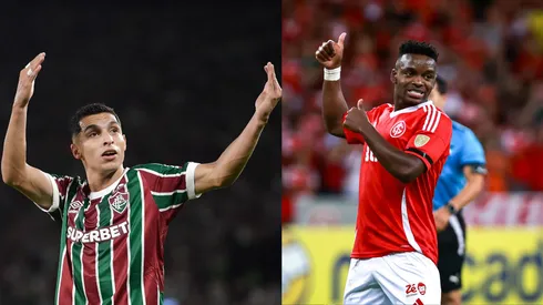 Fluminense x Internacional terá duelo particular entre Serna e Carbonero, que sonham com Copa do Mundo — Foto Thiago Ribeiro e Maxi FranzoiAGIF