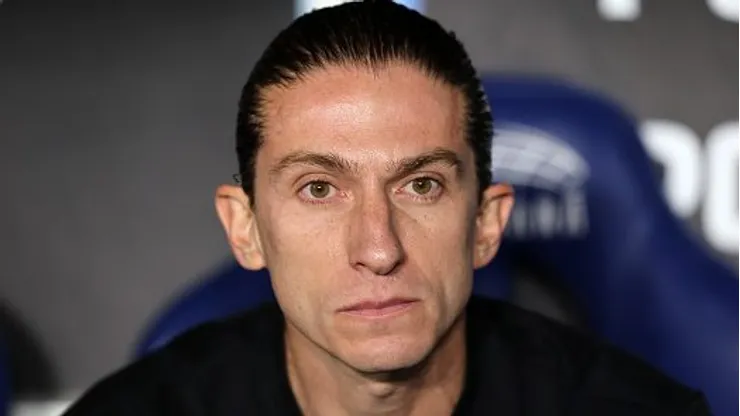 Filipe Luís durante partida entre Flamengo e Racing, no Maracanã, pela Libertadores. Foto: Wagner Meier