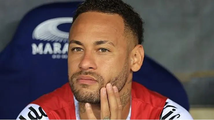 Neymar avançou em recuperação pelo Santos. Foto: Buda Mendes
