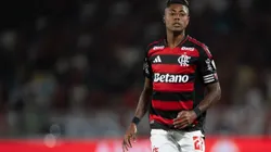 RJ - RIO DE JANEIRO - 18/09/2025 - COPA LIBERTADORES 2025, FLAMENGO X ESTUDIANTES - Bruno Henrique jogador do Flamengo durante partida contra o Estudiantes no estadio Maracana pelo campeonato Copa Libertadores 2025. Foto: Jorge Rodrigues/AGIF