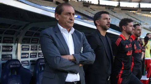 Ramon Díaz, técnico do Internacional em partida pelo campeonato brasileiro (Foto: Lucas Figueiredo/Getty Images)