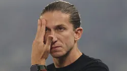 Filipe Luís, técnico do Flamengo em partida pelo campeonato brasileiro (Foto: Wagner Meier/Getty Images)