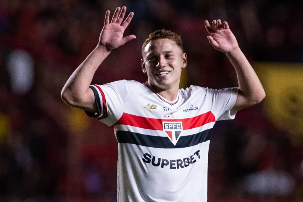Maik jogador do São Paulo pelo campeonato Brasileiro A 2025 – Foto: Rafael Vieira/AGIF