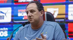 Ceni durante a coletiva pós-jogo deste sábado (25)