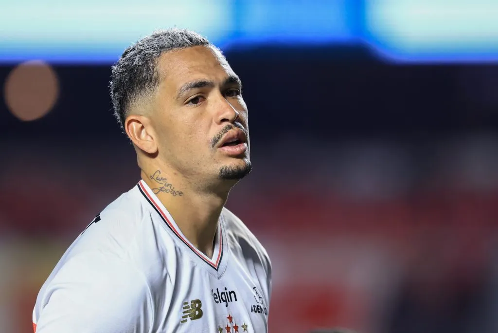 Luciano jogador do Sao Paulo durante partida contra o Bahia no estadio Morumbi pelo campeonato Brasileiro A 2025. Foto: Marcello Zambrana/AGIF