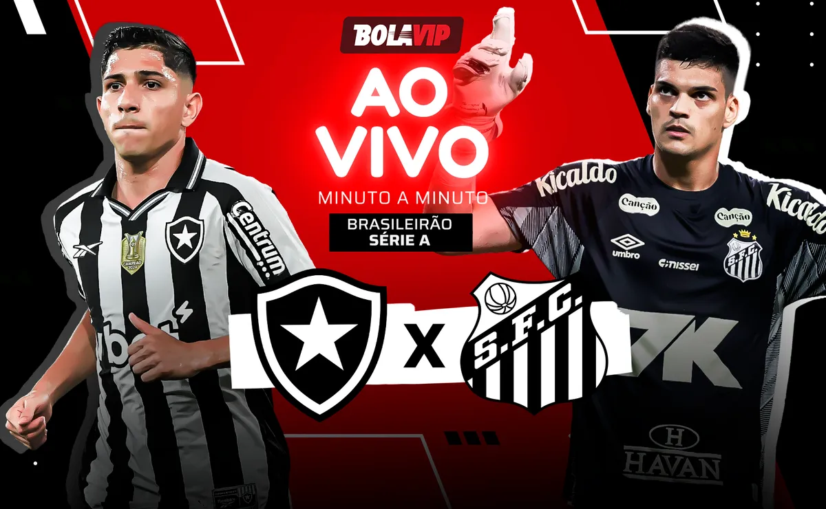Botafogo 2 x 2 Santos: Placar Final, Gols e Resultado do Jogo de Hoje ...