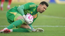 Ivan goleiro do Internacional durante partida contra o Fluminense no estadio Maracana pelo campeonato Brasileiro A 2025. Foto: Thiago Ribeiro/AGIF