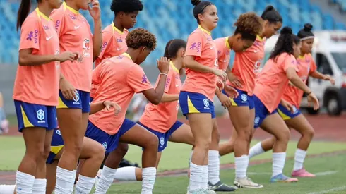 Seleção Sub-20 durante treino em preparação para amistoso. Foto: Rafael Ribeiro/CBF