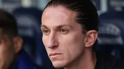 Filipe Luís, técnico do Flamengo em partida pelo campeonato brasileiro (Foto: Wagner Meier/Getty Images)