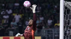 Carlos Miguel, goleiro do Palmeiras, durante partida contra o Cruzeiro no estadio Arena Allianz Parque pelo campeonato Brasileiro A 2025. Foto: Marcello Zambrana/AGIF