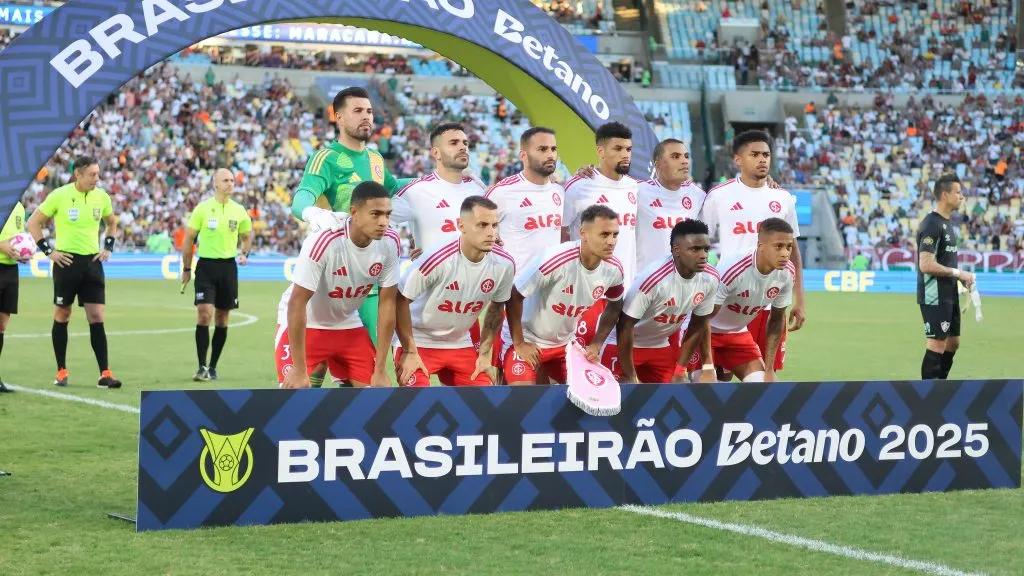 Time titular do Colorado que encarou o Fluminense no Maracanã – Foto Ricardo Duarte/Internacional
