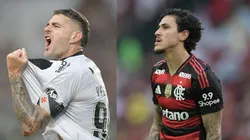 Vegetti e Pedro são os destaques de Vasco e Flamengo no Brasileirão - Fotos: Thaigo Ribeiro/AGIF