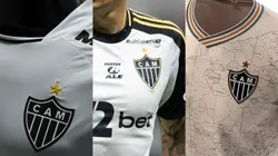 Camisas do Atlético. Foto: Divulgação/Atlético; Joisel Amaral/AGIF