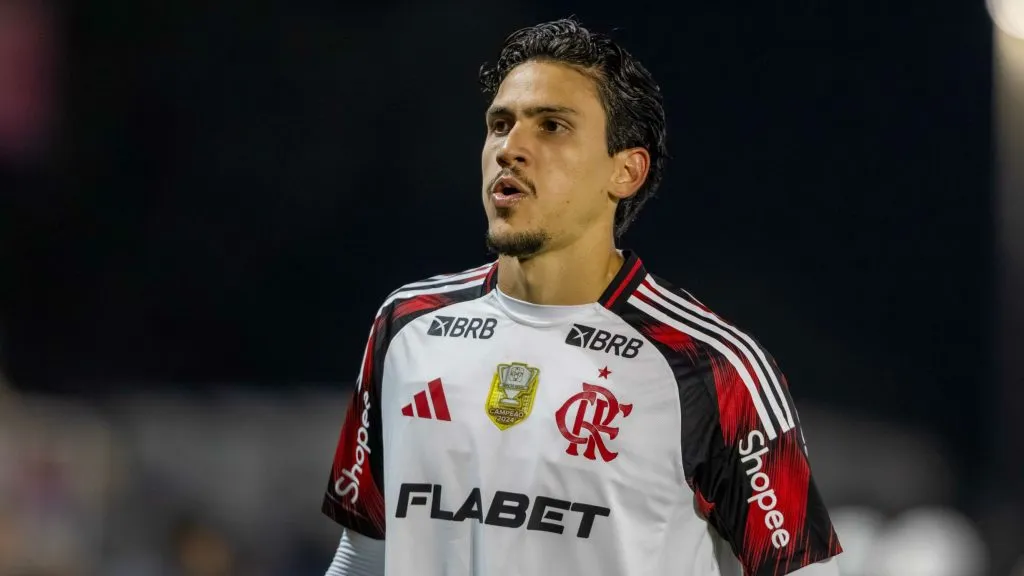 Pedro foi desfalque do Flamengo diante do Racing. Foto: Joisel Amaral/AGIF