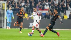 SP - SAO PAULO - 28/09/2025 - BRASILEIRO A 2025, CORINTHIANS X FLAMENGO -Nicolas de la Cruz jogador do Flamengo durante partida contra o Corinthians no estadio Arena Corinthians pelo campeonato Brasileiro A 2025. Foto: Joisel Amaral/AGIF