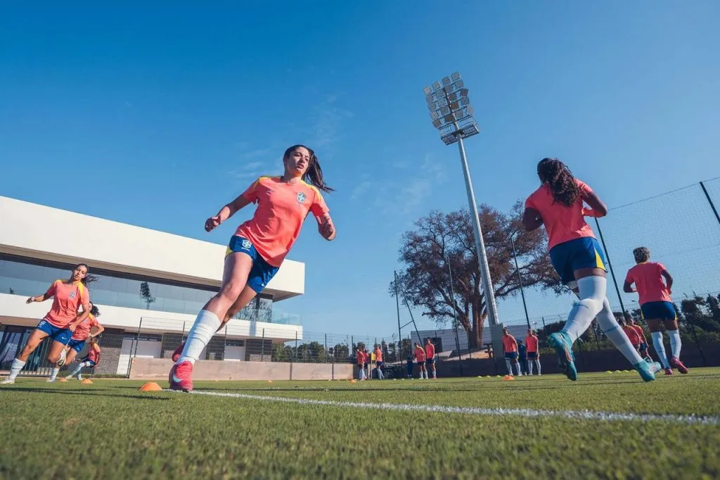 Brasil encerra preparação para enfrentar a China. Foto: Fabio Souza/CBF