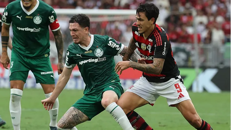 Anibal Moreno, volante do Palmeiras em partida pelo campeonato brasileiro (Foto: Wagner Meier/Getty Images)