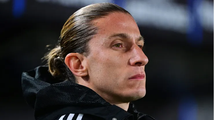 Filipe Luís, técnico do Flamengo em partida pelo campeonato brasileiro (Foto: Marcelo Endelli/Getty Images)