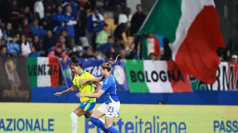 Amanda Gutierres em amistoso contra Itália. Foto: Lívia Villas Boas/CBF