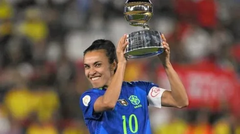 Marta em final da Copa América. Foto: Lívia Villas Boas/CBF