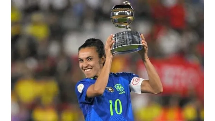 Marta em final da Copa América. Foto: Lívia Villas Boas/CBF