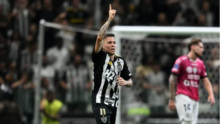 Bernard vibra ao colocar o Atlético Mineiro em mais uma final continental (Photo by Pedro Vilela)