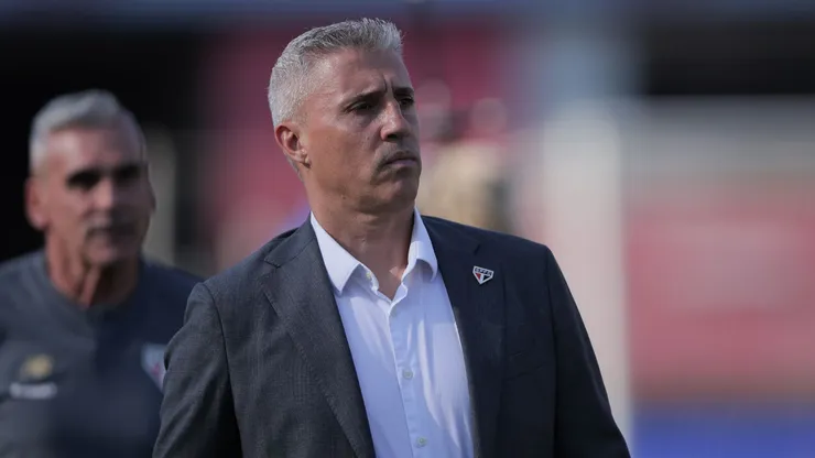 Crespo mantém 54% de aproveitamento contra cariocas e tenta ampliar série diante do Vasco — Foto Ettore ChiereguiniAGIF