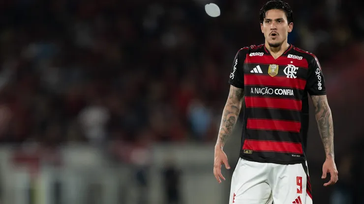 RJ - RIO DE JANEIRO - 25/08/2025 - BRASILEIRO A 2025, FLAMENGO X VITORIA - Pedro jogador do Flamengo durante partida contra o Vitoria no estadio Maracana pelo campeonato Brasileiro A 2025. Foto: Jorge Rodrigues/AGIF