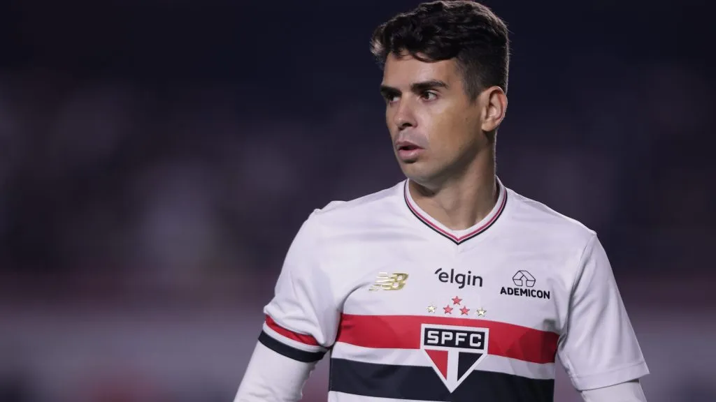 SP – SAO PAULO – 19/07/2025 – BRASILEIRO A 2025, SAO PAULO X CORINTHIANS – Oscar jogador do Sao Paulo durante partida contra o Corinthians no estadio Morumbi pelo campeonato Brasileiro A 2025. Foto: Ettore Chiereguini/AGIF