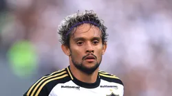 Gustavo Scarpa em campo pelo Atlético contra o Vasco.