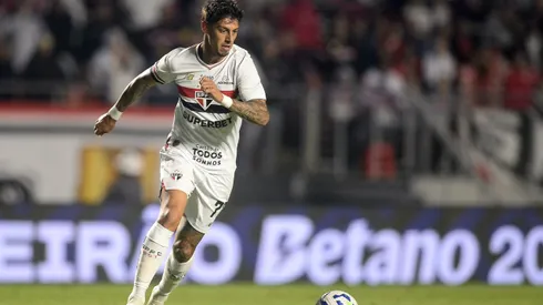 SP - SAO PAULO - 14/09/2025 - BRASILEIRO A 2025, SAO PAULO X BOTAFOGO - Rigoni jogador do Sao Paulo durante partida contra o Botafogo no estadio Morumbi pelo campeonato Brasileiro A 2025. Foto: Alan Morici/AGIF