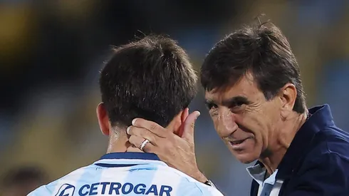 Gustavo Costas durante jogo contra o Flamengo no duelo de ida.