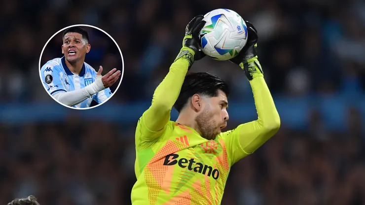 Marcos Rojo exalta atuação de Rossi em Racing x Flamengo. Foto: Marcelo Endelli/Getty Images.