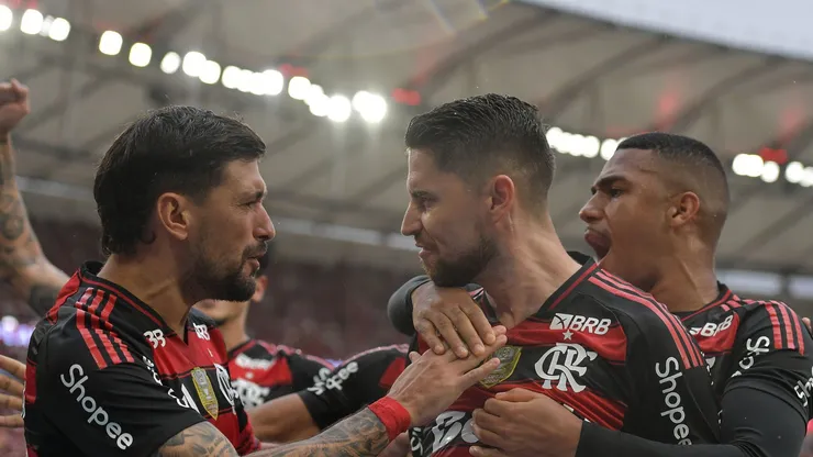 Flamengo garante Brasil em mais uma final de Libertadores e leva o país à sétima decisão seguida — Foto Thiago RibeiroAGIF