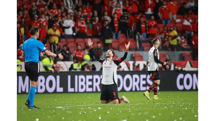 Em 66 edições da Libertadores, o Flamengo é o primeiro clube brasileiro a disputar quatro finais em sete anos. Foto: Maxi Franzoi/AGIF